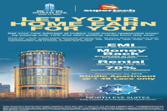 Get your new address at India's most iconic residential tower at Supertech North Eye in Noida